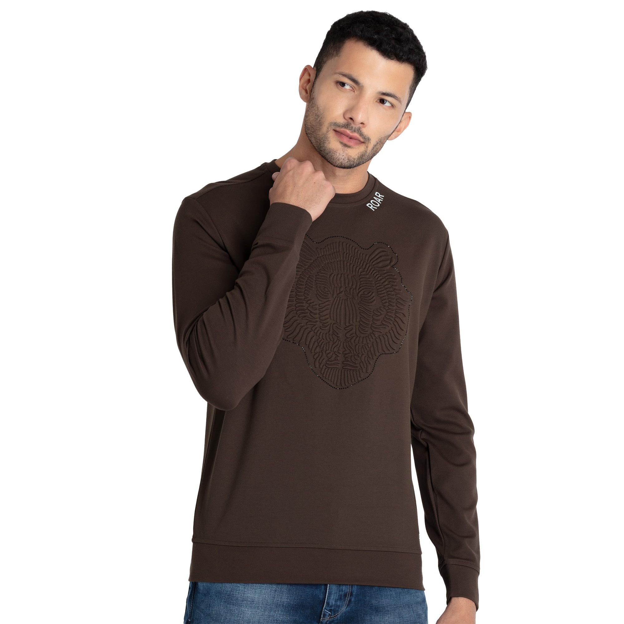 Mens Solid Lightweight Sweatshirt-image-46