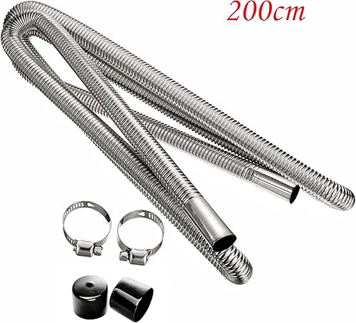 Miniatura 8 de NRC&XRC 1 paquete de calentador de tubo de escape de aire, calentador de tubería de estacionamiento, tubo de escape, manguera de ventilación de gas