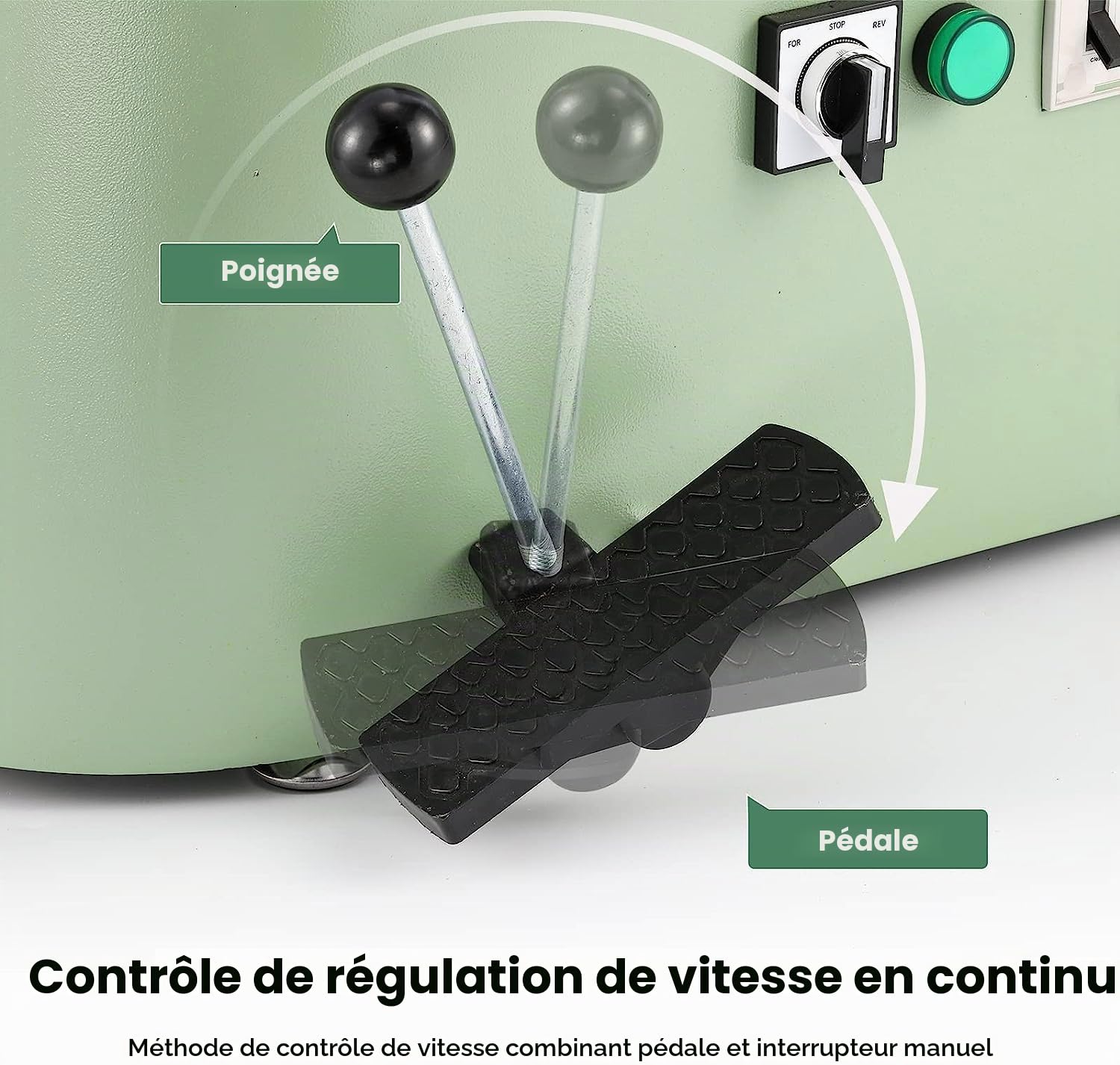 Huanyu - Roue de poterie en céramique de 25 cm avec pédale, machine de poterie électrique avec bassin amovible pour studio de poterie/poterie à la maison/DIY/école de formation à la poterie Noël