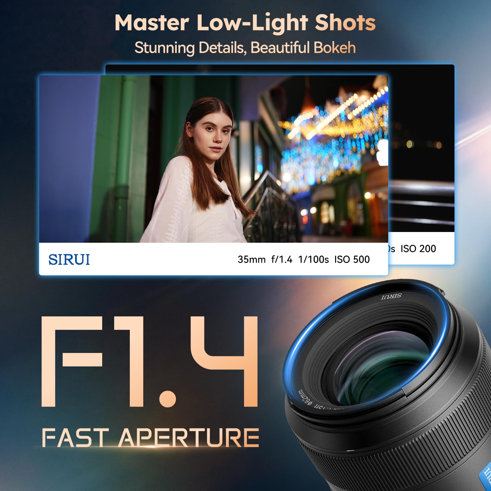 Amazon.co.jp: SIRUI 35mm Aurora F1.4 フルフレームオートフォーカス