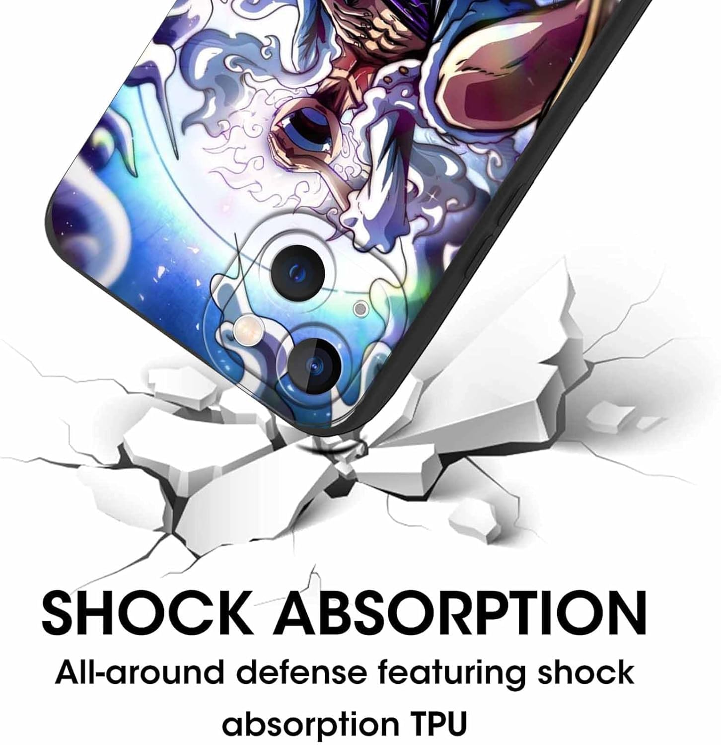 Custodia Per IPhone 16 Pro Max 6.9'' Con Zoro E Gear 5 Nika (2 Pezzi) - Cover In TPU Antiurto Con Protezione Lente - 3