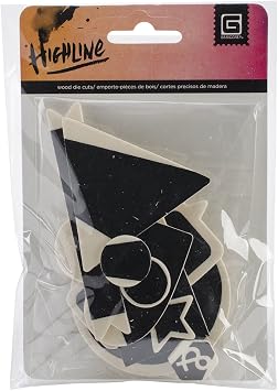 Basic Grey Highline Chalkboard Laser Cut Wooden Tags