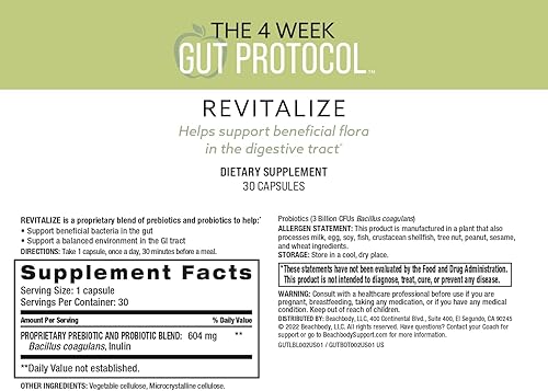 Miniatura 3 de BODi Suplementos para la salud intestinal - Protocolo intestinal de 4 semanas revitaliza y optimiza - Mezcla de probióticos y enzimas para la salud