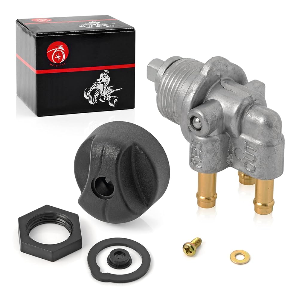 coco Fuel Valve Petcock 3 way & Knob NUT Gasket For Sea Doo GS