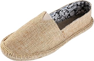 Alexis Leroy Women's Flat Espadrilles Canvas Shoes Slip on Espadrilles