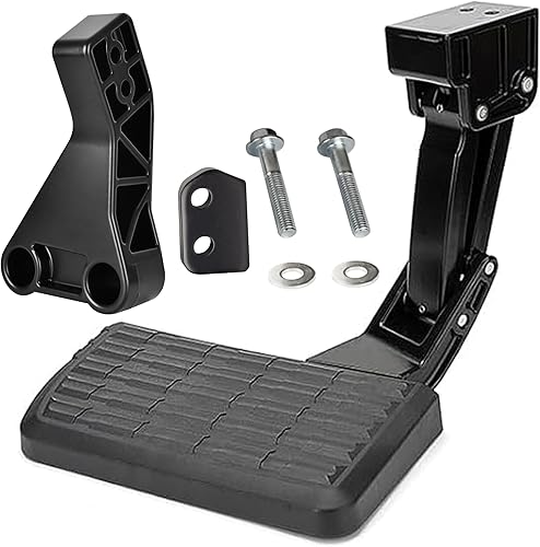 Escalón de la plataforma trasera compatible con Toyota Tacoma 2012 2013 2014 2015 2016 2017 2018 2019 2020 2021 2022 2023 escalón plegable retráctil