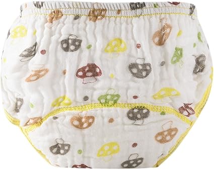 Domybest Bebe Lavage De Gaze Anti Side Fuites Avec Couche D Impression De Dessin Anime Bebe A Boutons Amazon Fr Bebe Et Puericulture