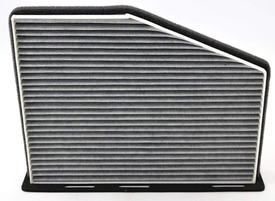 JP Auto Cabin Air Filter Compatible With Audi/Volkswagen A3 Beetle CC Eos Golf GTI Jetta Passat Rabbit Tiguan TT 2005 2006 2007 2008 2009 2010 2011 2012 2013 2014 2015 2016 2017 2018 Replacement