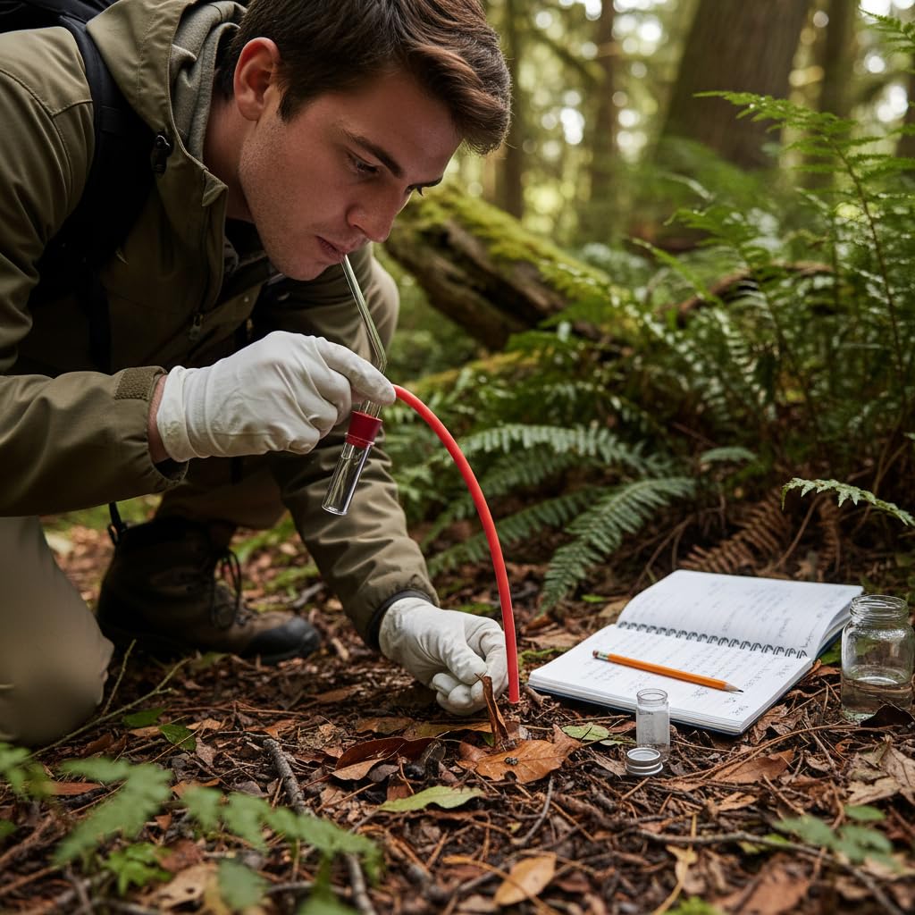 Glass Insect Aspirator - Capture Specimens Safely -3 Glass Insect Aspirator - Capture Specimens Safely -3