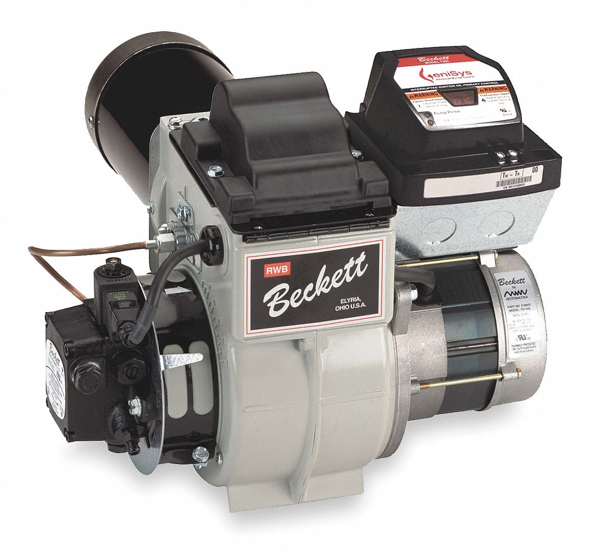 Beckett Oil Burner, 6 Dia x 6-5/8 in L Air Tube