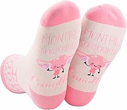InnoBeta Hysterectomy Recovery Must Haves Socks, After Hysterectomy Recovery Gifts Basket, One Size Crew Socks, Monthly Subscription Cancelled