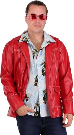 Adult Deluxe Fight Club Tyler Durden Costume for Men - Includes Jacket, Shirt & Glasses - Officially Licensed