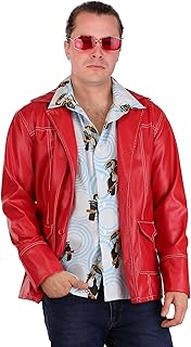 Adult Deluxe Fight Club Tyler Durden Costume for Men - Includes Jacket, Shirt & Glasses - Officially Licensed