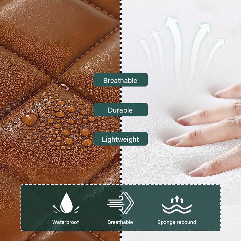 Classic Swivel Stool with Wheel for Salon Work Home SPA Shop Height-Adjustable and Cost-Effective Rolling Stool Chair Small (Brown)