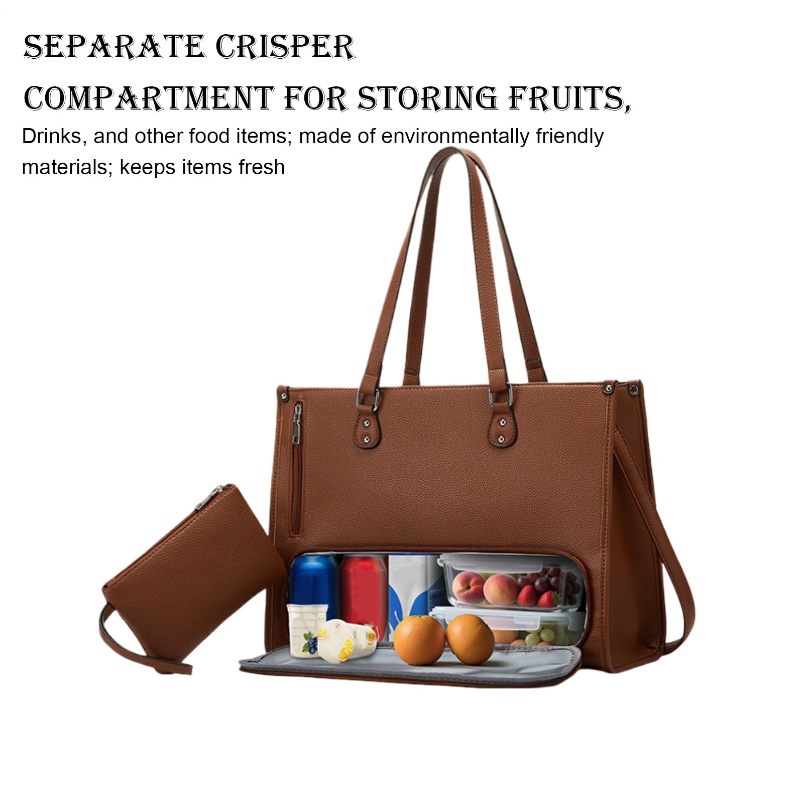 Lunchtasche Damen mit großem Lunchfach