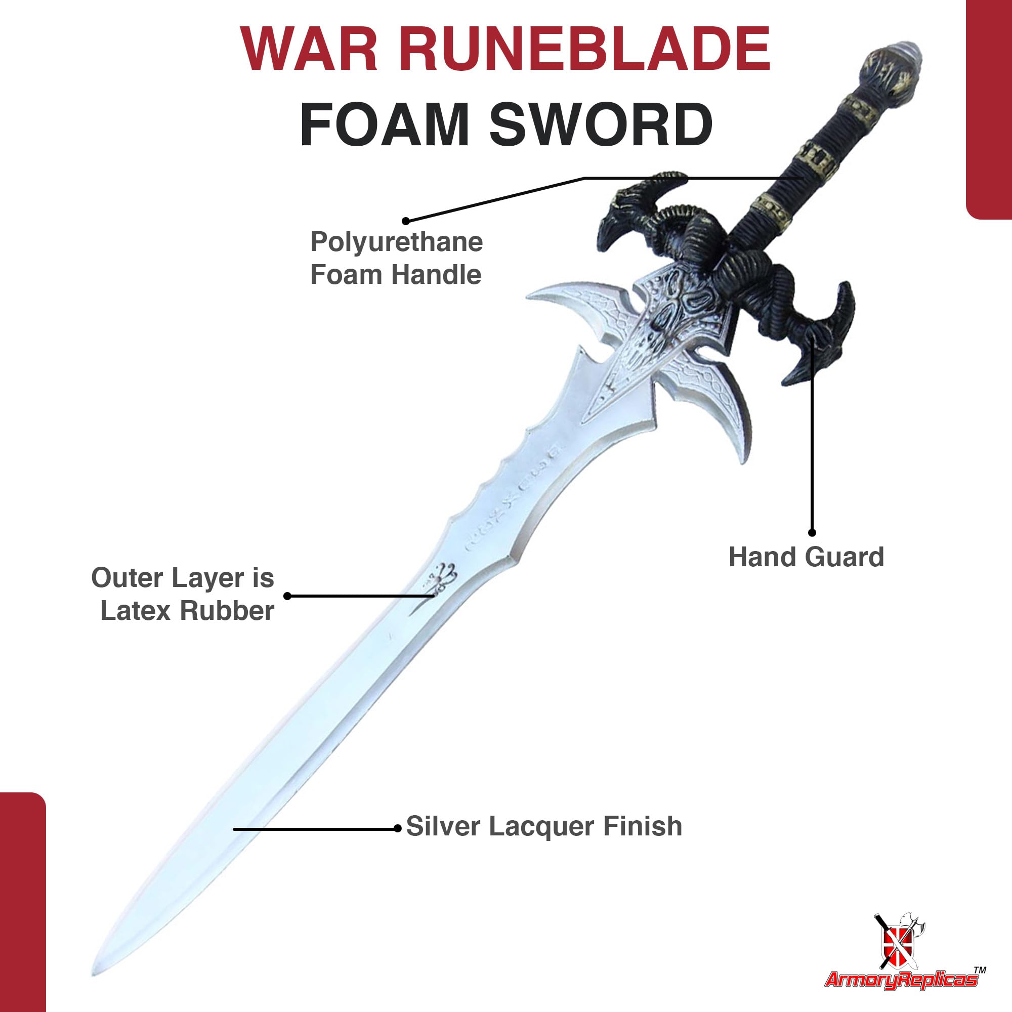 Frozen Throne War Runeblade Foam Sword : Amazon.ae: Toys