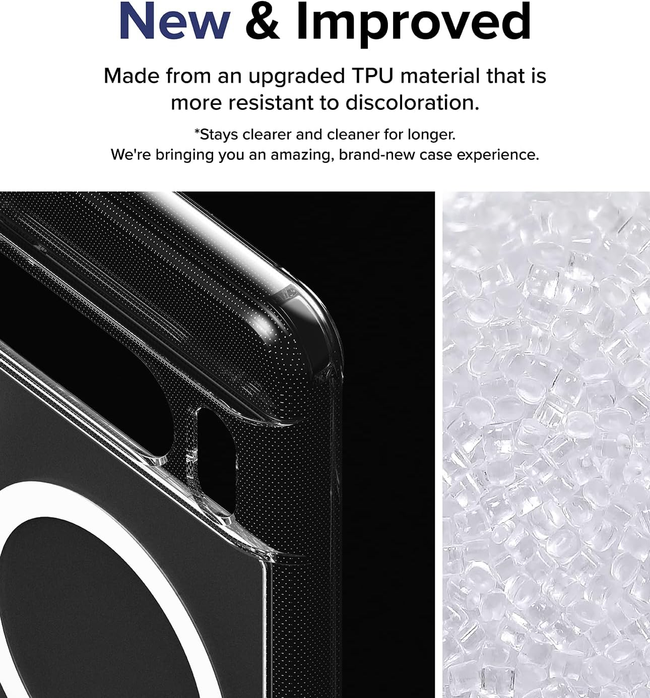Ringke Fusion [Oil & Dirt Resistant] Compatible with Google Pixel 8 Pro Case and Compatible with MagSafe, UV Coating for Scratch & Discoloration Resistant - Magnetic Matte Clear