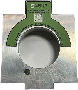 27417 Cylinder Block for Greenlee 881, 881CT Bender | High-strength steel; hydraulic pressure control