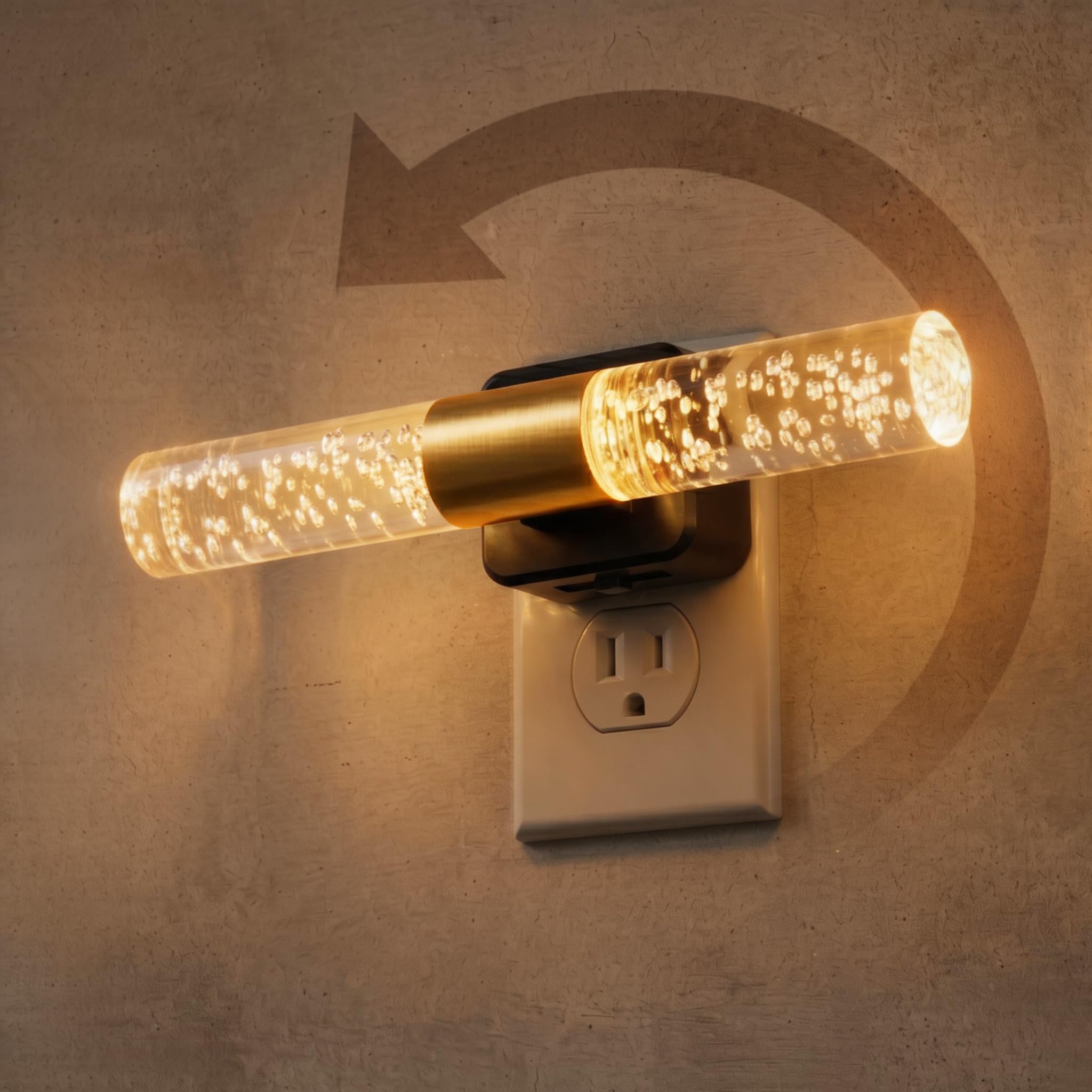 L LOHAS LED Night Light, Night Lights Plug into Wall, Dimmable, Rotating