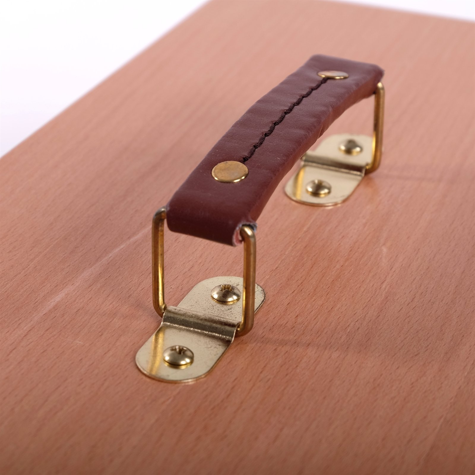 Art-Star Boîte à ustensiles | 40 cm, Bois de hêtre | boîte à pinceaux, boîte à Peinture, Coffret dartiste en Bois, de Rangement, boîte de tri, à Couture, à Outils