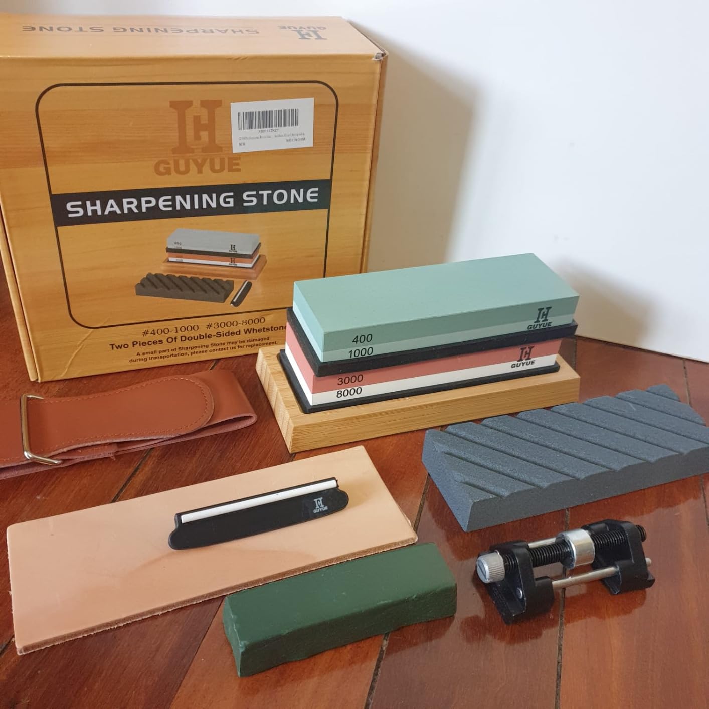 GUYUE Professional Knife Sharpening Stone Set,Professional Whetstone