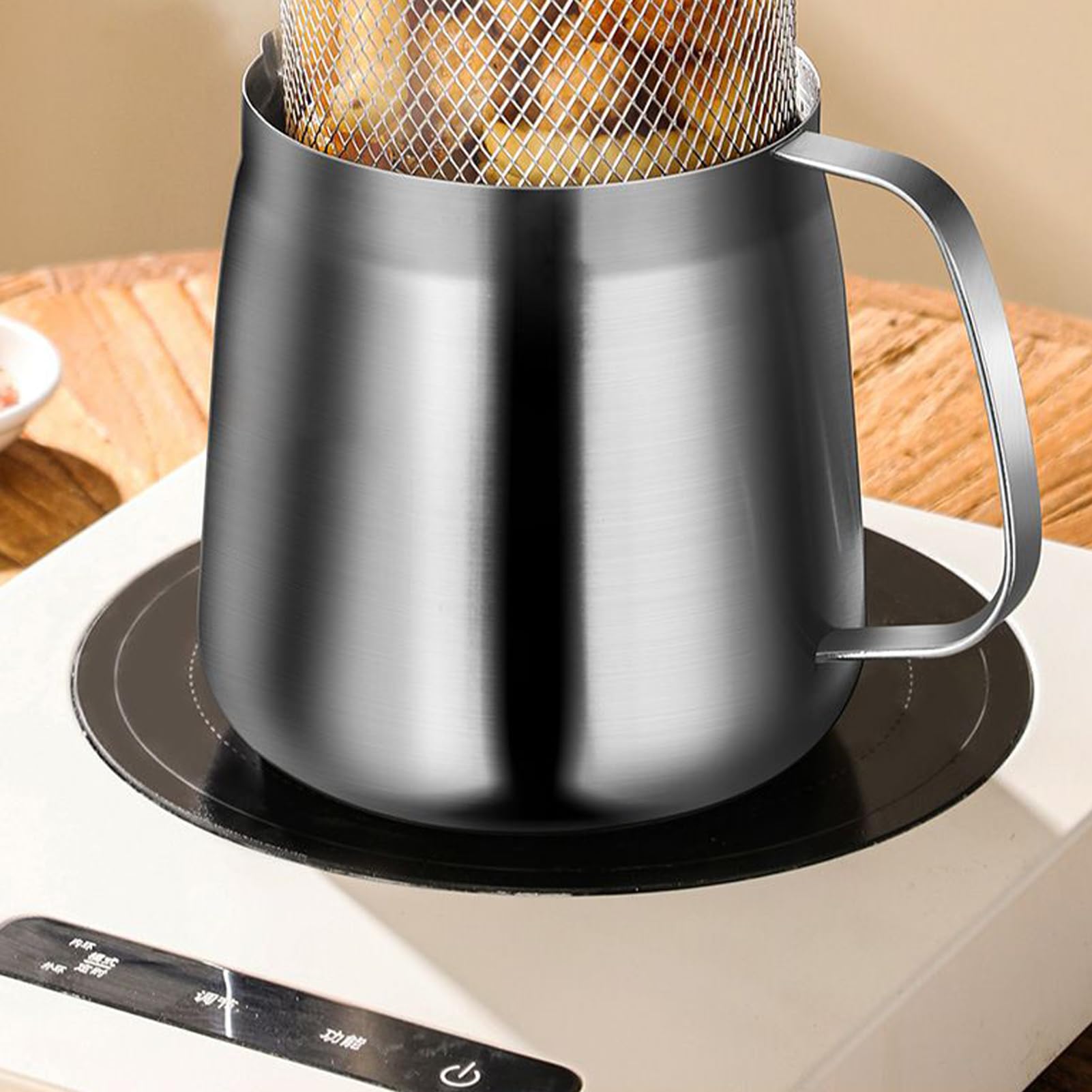 Récipient de stockage d'huile de cuisson divisé – Réservoir de graisse, réservoir culinaire pour tâches de cuisine, boîte de cuisine avec base antidérapante, équipement de salle à manger, support de
