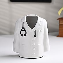FOTO VALE GIFTS Doctor Coat Pen Stand Made With ABS Plastic For Doctors, Surgeons, Medico, Dr. & Medical Aspirants Pencil Pen Holder