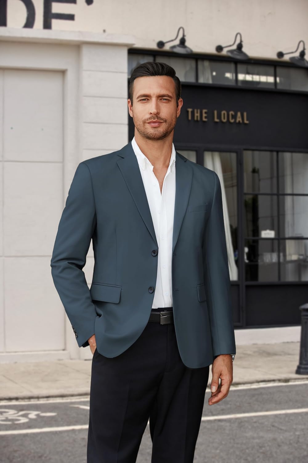 COOFANDY Men's Casual Blazer Lightweight Suit Jacket Slim Fit Sport Coats for Men - Image 2