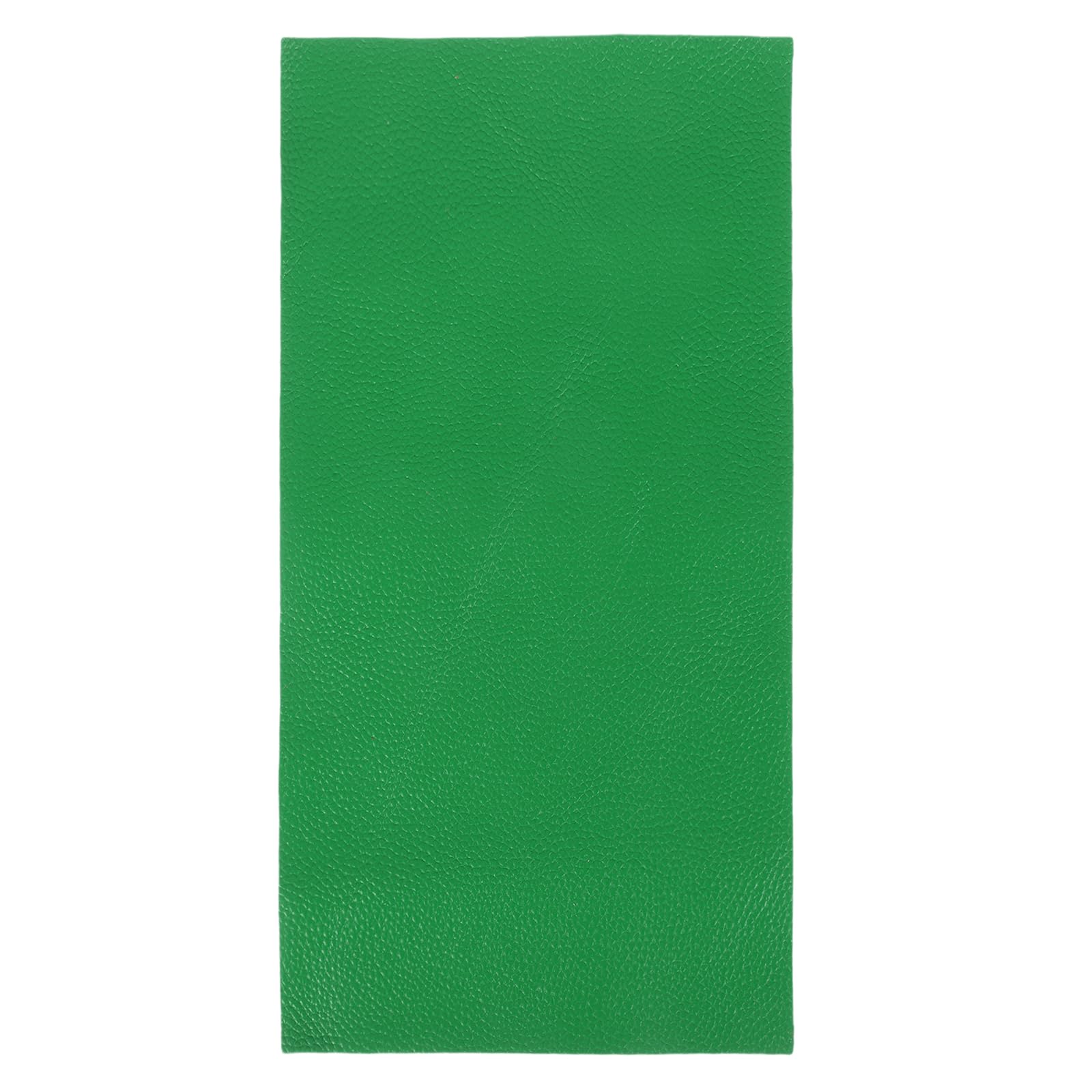 sourcing map Thick Full Grain Leather Sheet, 23.6 x 11.8 Inch Natural Cow Leather 1.5-1.8 mm Fabric Pieces for DIY Craft Furniture Office Belts Notebook Covers,Grass Green
