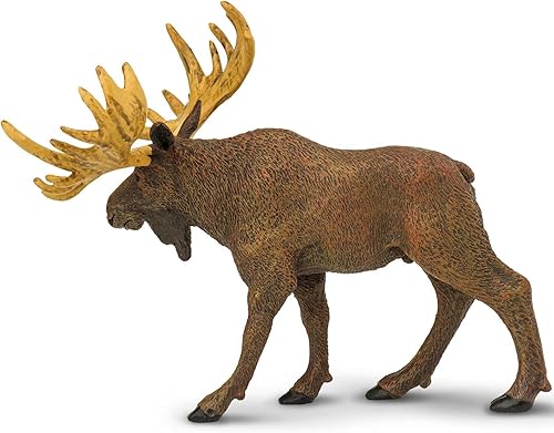 Miniatura 6 de Safari Ltd. Figura de alce – Figura de animal realista de 5 pulgadas – Juguete educativo para niños, niñas y niños a partir de 1 año