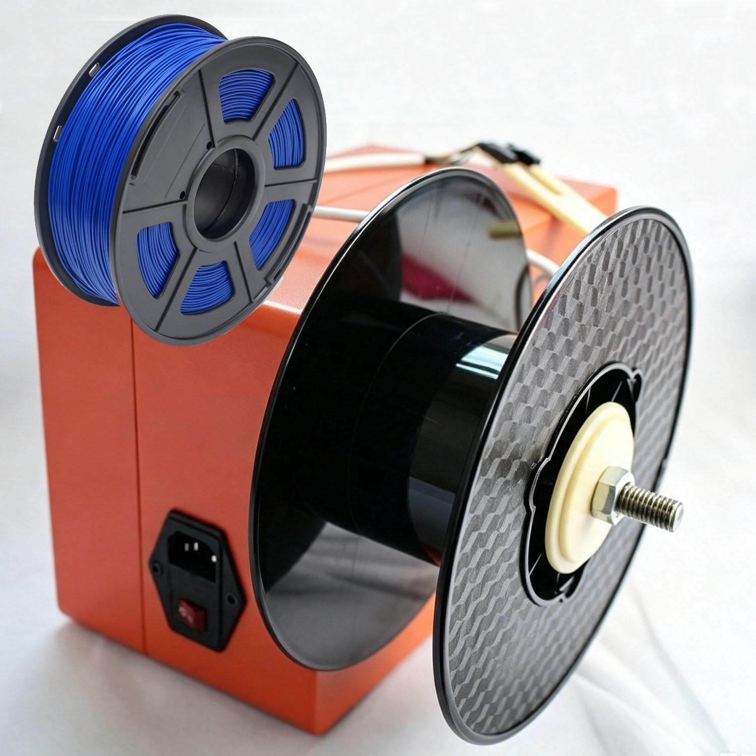 DowPie Desktop Filament Hersteller mit PID-Temperatursteuerung FiberWinding-110v | 120W DowPie Extruder Recycler, mit Sicherheitsfunktionen für langfristigen stabilen Extrusionsbetrieb