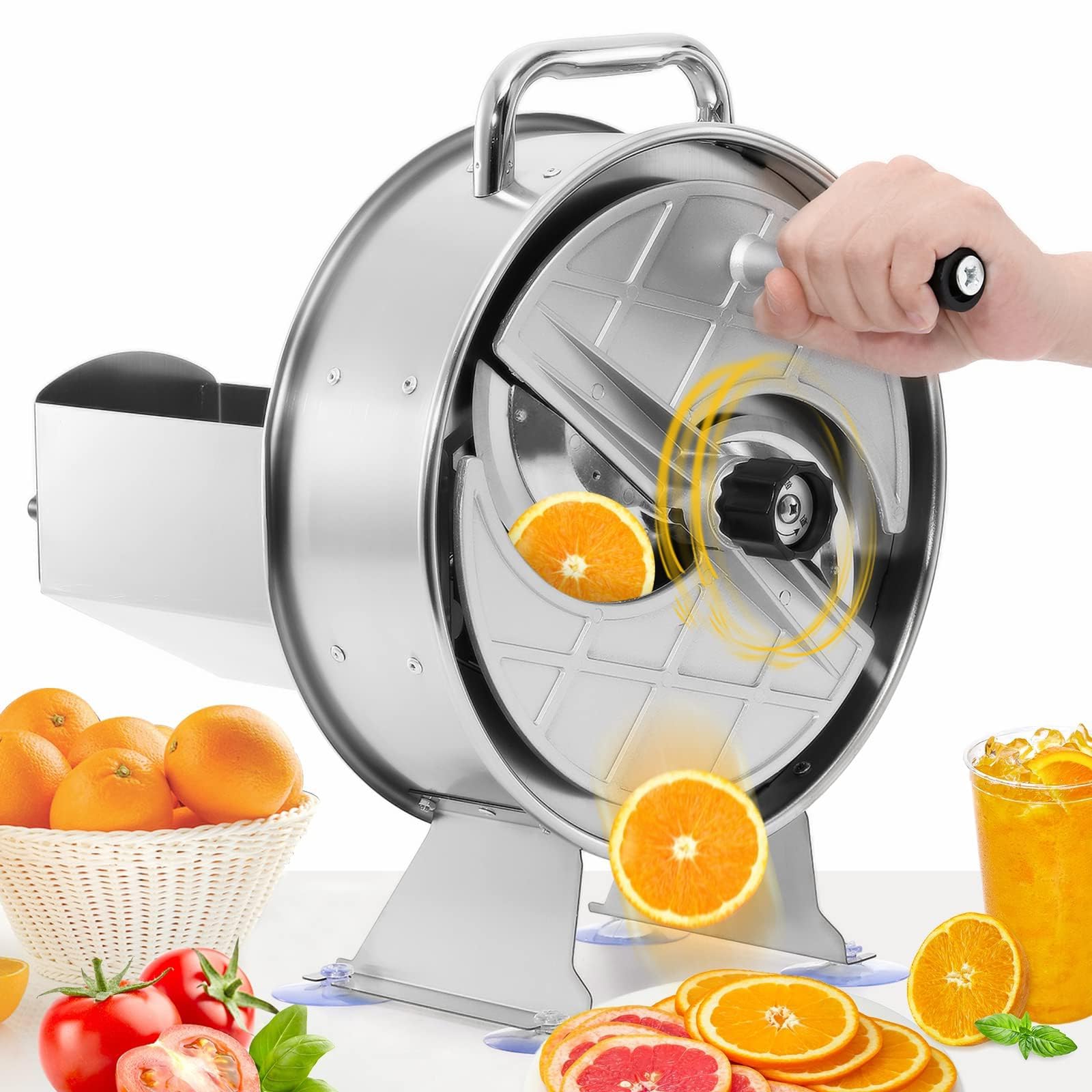 Amazon | ステンレススチール製手動スライサー、0.2～1cmの調整可能な