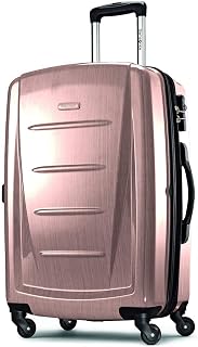 Winfield 2 Hardside Expandable Luggage with Spinner Wheels, Artic Pink, Checked-Large 28-Inch