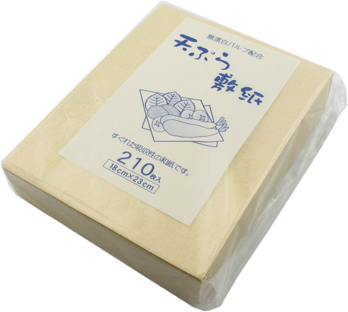 Venus Paper Paper Towel Holder tempura Chicken Insole Paper Washi of 210 Unbleached 210 Pieces