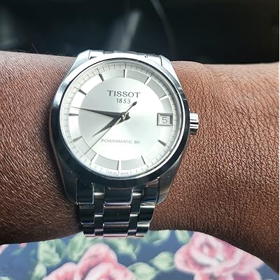 Buy Tissot Women's Le Locle 316L Stainless Steel case Swiss Automatic Watch  with Leather Strap, Black, 12 (Model: T41112357) Online in Turkey.  B07DWL2XTC