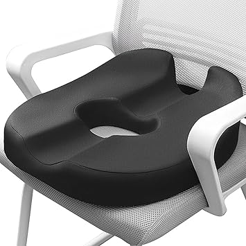 Donut Pillow Coccyx Seat Cushion for Prostate, Sciatica, Pelvic Floor, Pressure Sores, Pregnancy, Perineal Surgery, Postpartum Recovery Pain Pressure Relief Memory Foam Chair Pad