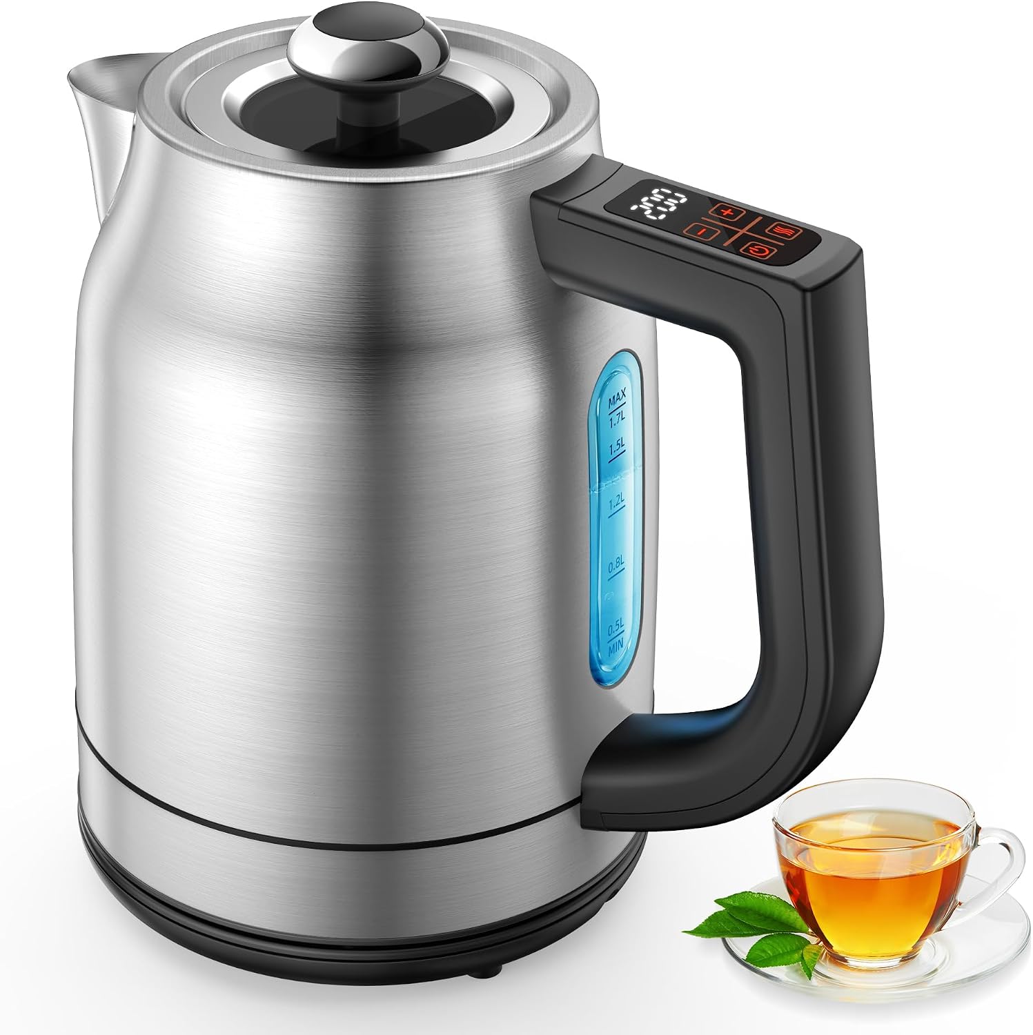 1.7L Electric Kettle Temperature Control, 1500W Electric Tea Kettle