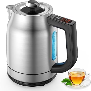 1.7L Electric Kettle Temperature Control, 1500W Electric Tea Kettle