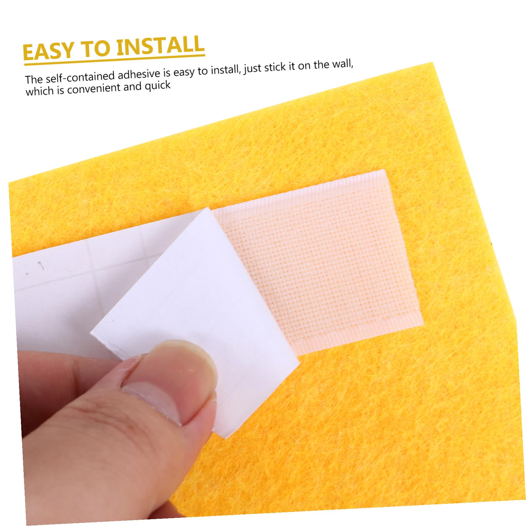BETOOKY 5 Pezzi Pannelli Fonoassorbenti in Feltro per Parete, Isolamento Acustico per Ufficio e Sala Musica, Pannelli Decorativi Resistenti e Facili da Installare, Riduzione Eco