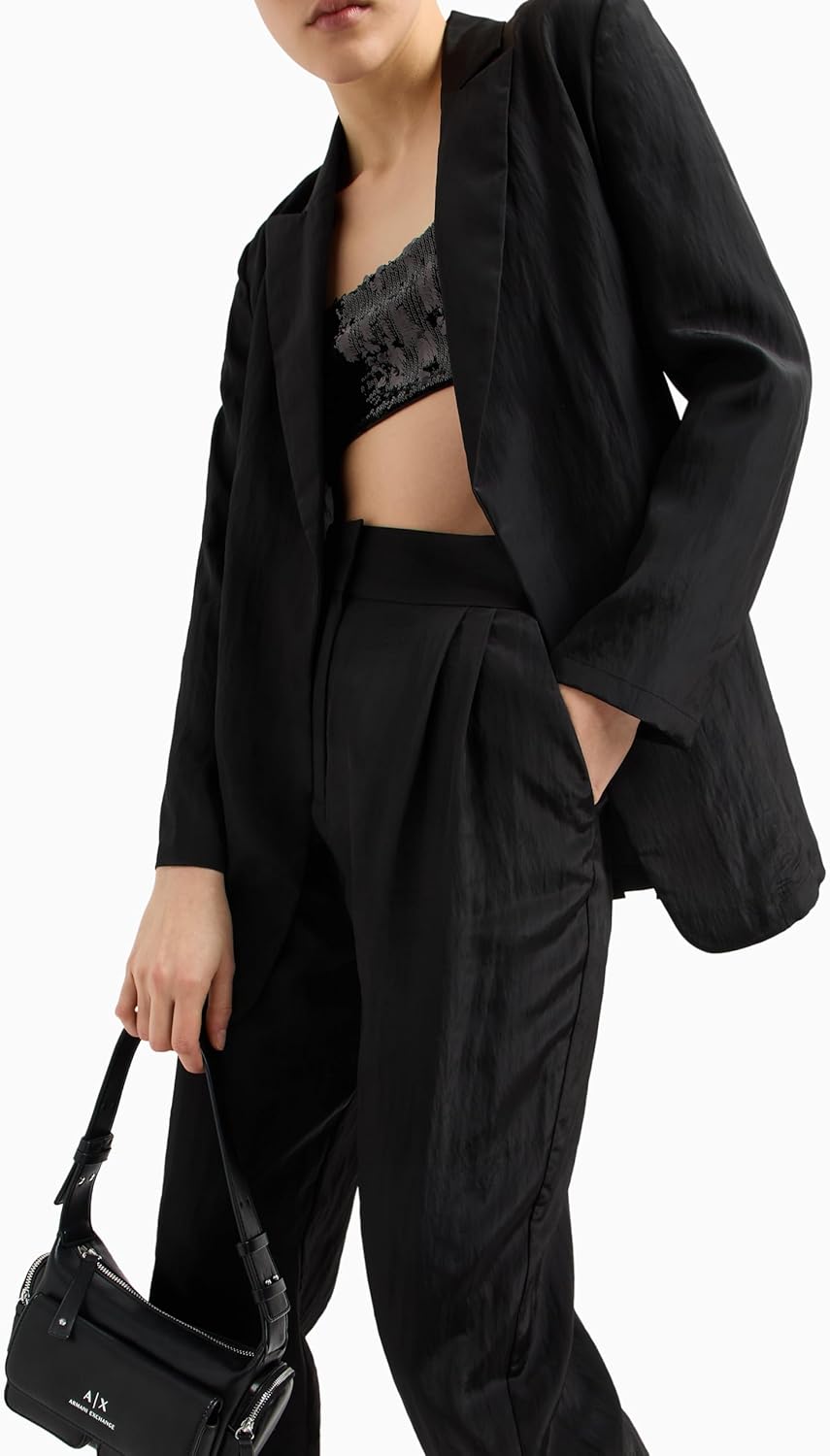 Armani Exchange Women's Lightweight Viscose Trouser