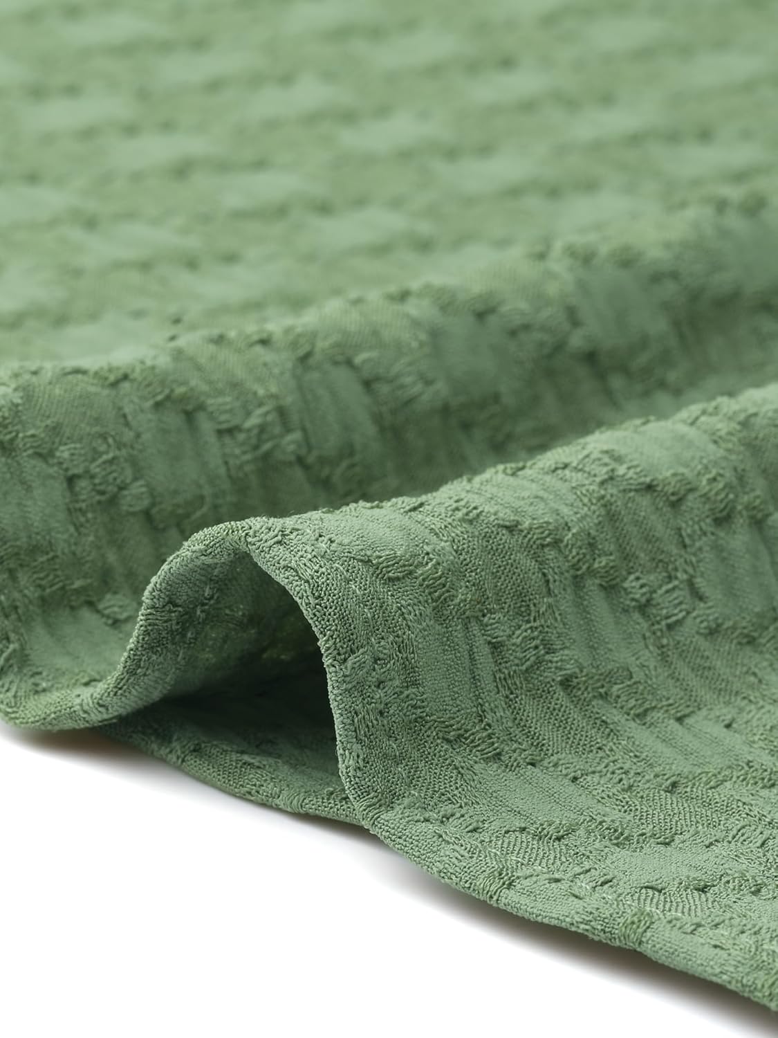 Seta T Women's Summer Dresses 2026 Ruffle Short Sleeve V Neck Button Flowy A-Line Midi Dress with Pockets - Image 5