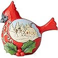 Enesco Jim Shore Heartwood Creek Winter Wonderland Cardinal Figurine, 5.51"