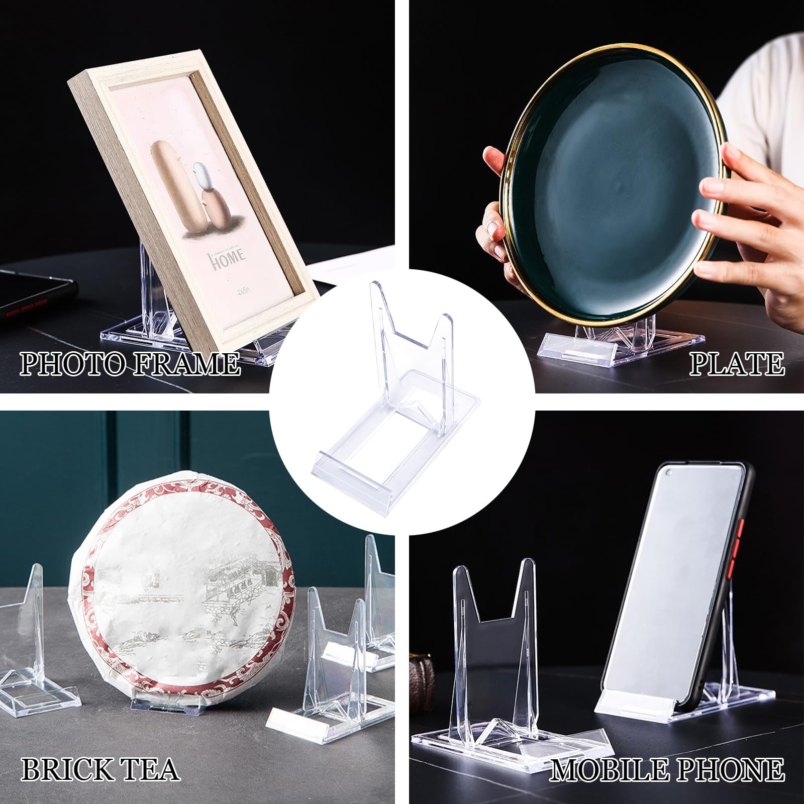 プラスチックプレートスタンド Amazon.co.jp: 12 個 プラスチックプレートスタンド 皿立 写真