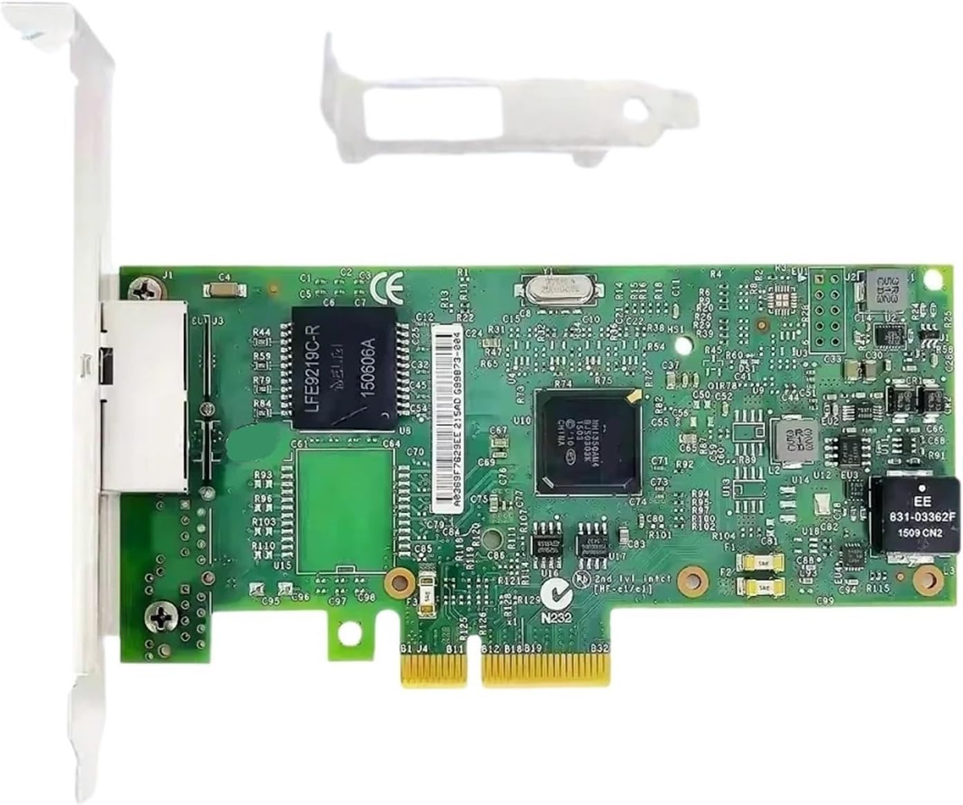 1Gb Network Card I350-T2 Ethernet Server Gigabit LAN Adapter I350T2V2Blk Chip Dual Rj45 Port Pci Express 2.1 X4 Nic(Short and Long)