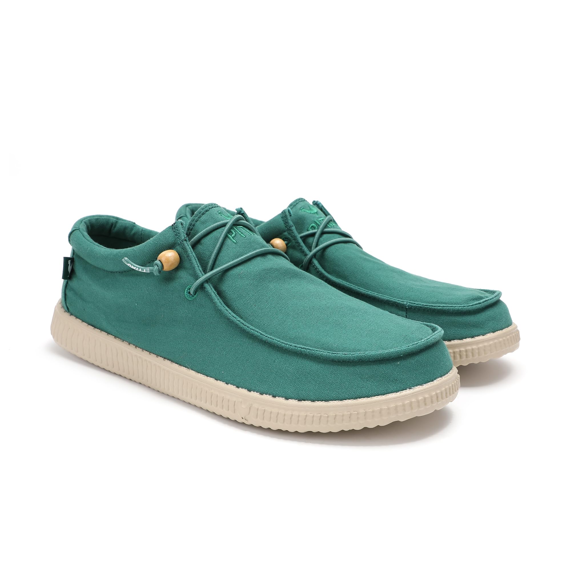WALK IN PITAS | WP150 WALLABI Washed | Mocassini Uomo | Scarpe da Barca | Sportive Uomo | Sneakers Casual | Scarpa da Vela | Calzatura Senza Lacci | Scarpe Walkinpitas | Oliva 43