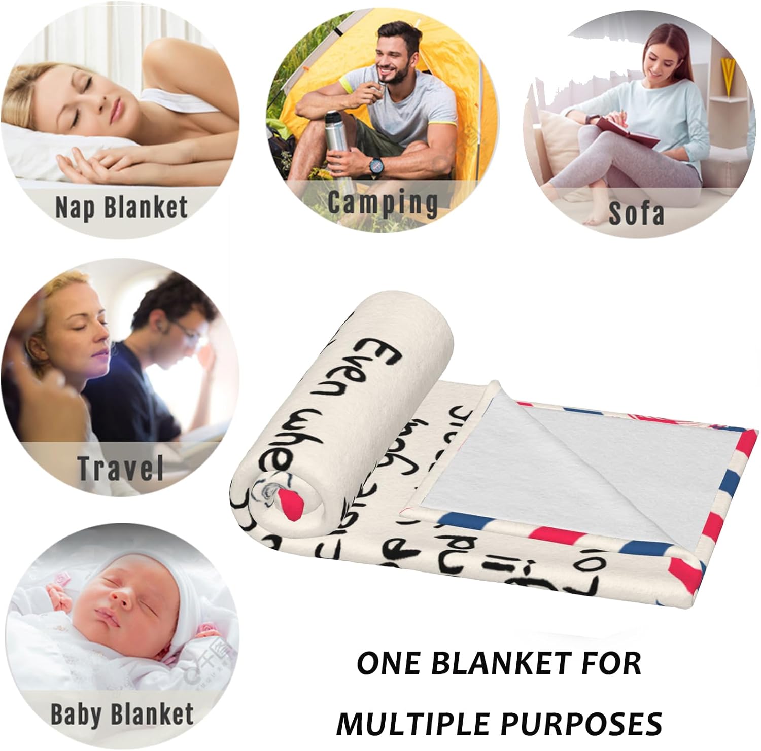 Mom Blankets Gift Birthday for Mom from Daughter Son, Dear Mom Throw Blanket for Anniversary, Mother's Day, Super Soft Flannel Throw Blankets for Christmas Valentines Day for Bed Couch (60x80)