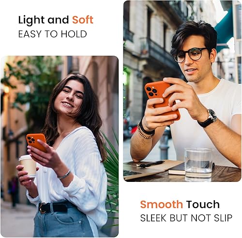 Miniatura 2 de FireNova Funda diseñada para iPhone 15 Pro, funda de silicona mejorada protección de cámara con 2 protectores de pantalla, forro interior de