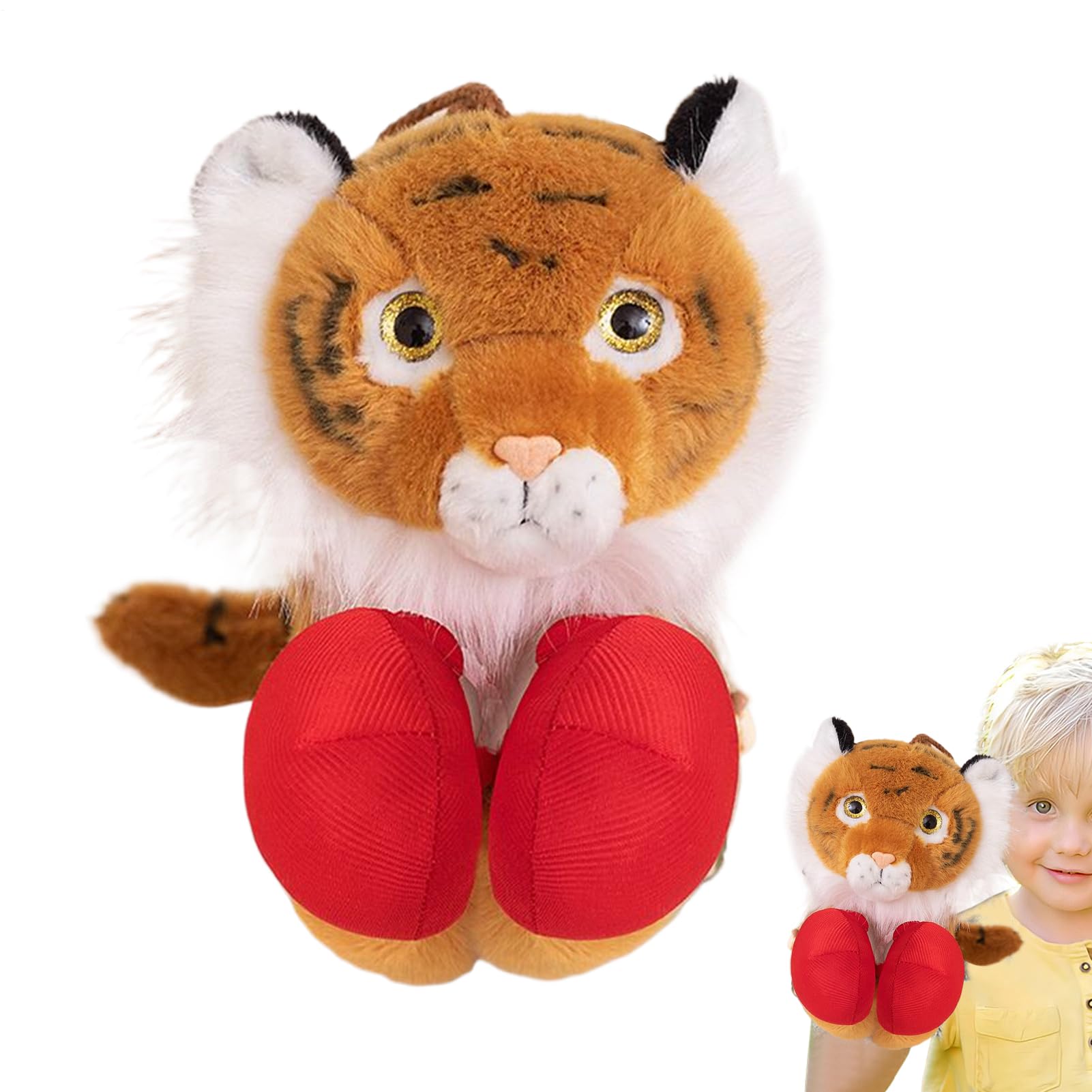 Títeres De Mano - Muñeco De Peluche Parlante para Cuentos - Títere Interactivo Boxeo con Brazo Retráctil para Niños 3+ Años Fiestas Colegio Cuentos Relleno Huevitos Pascua