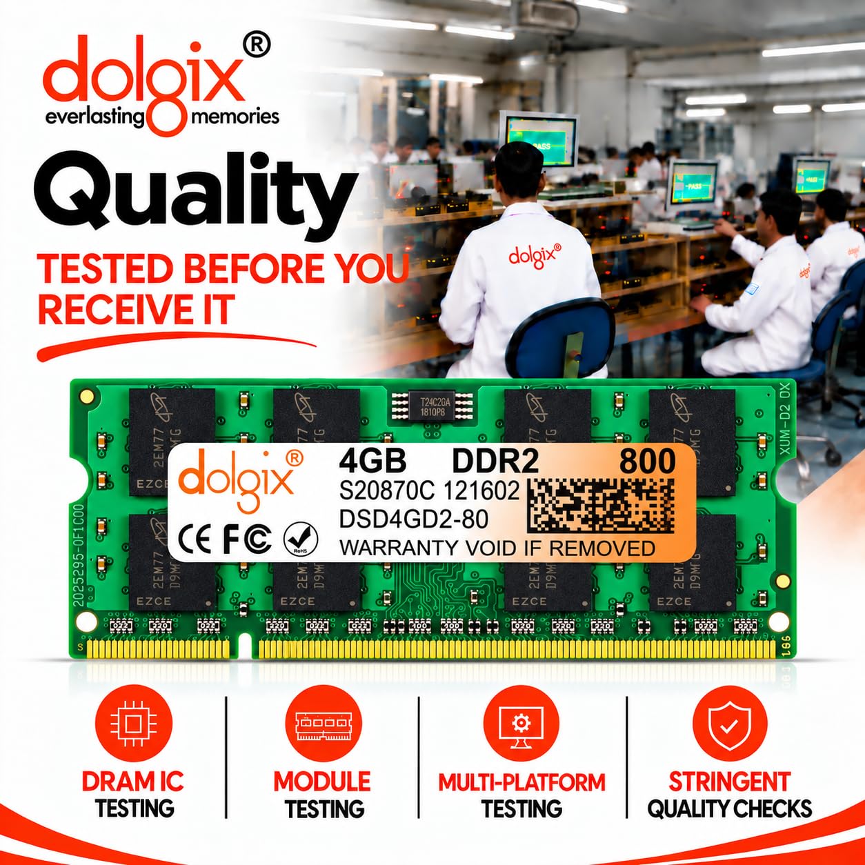Dolgix 4GB DDR2 RAM - Boost Your Laptop! -2 Dolgix 4GB DDR2 RAM - Boost Your Laptop! -2