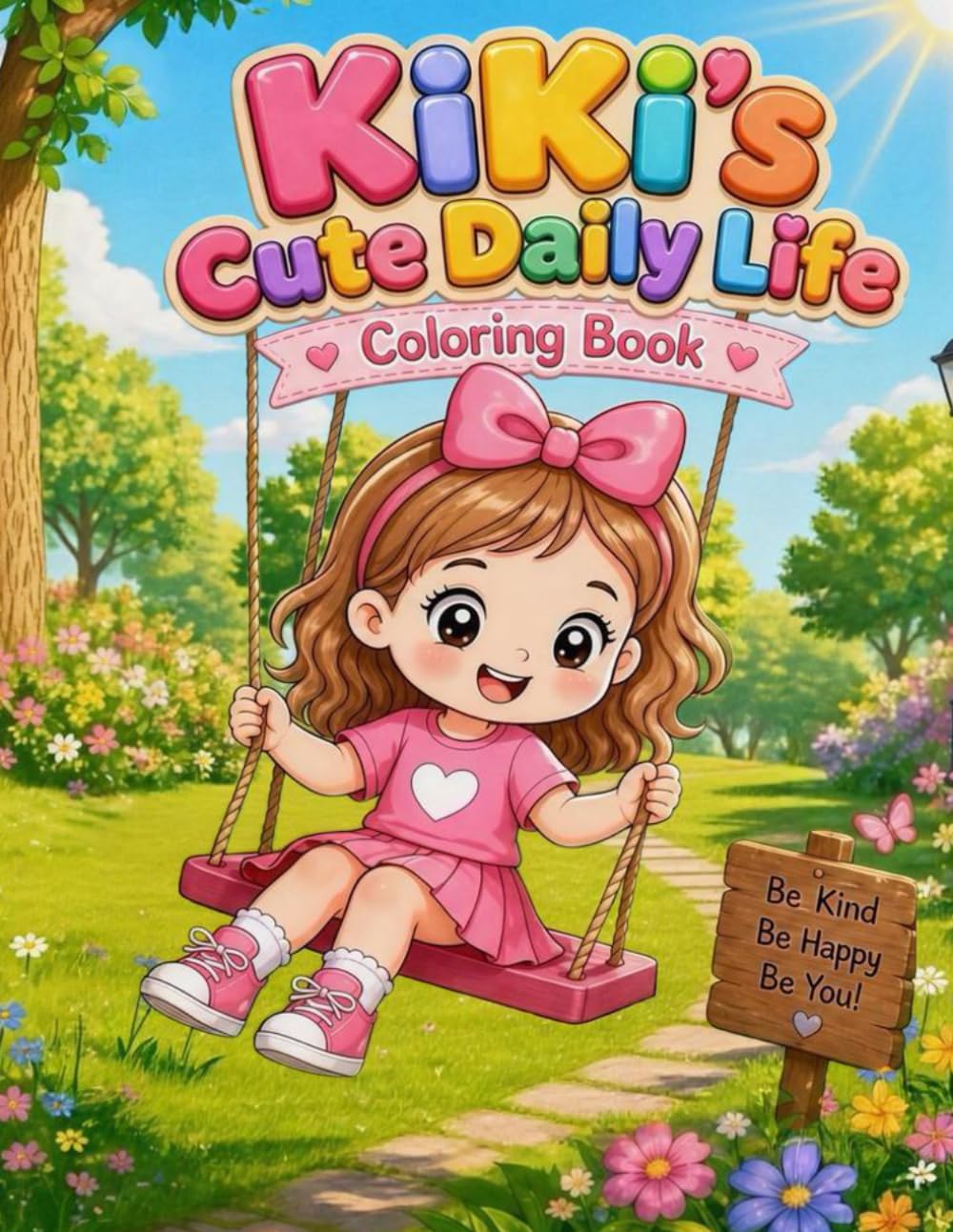 KiKi's Cute Daily Life Coloring Book